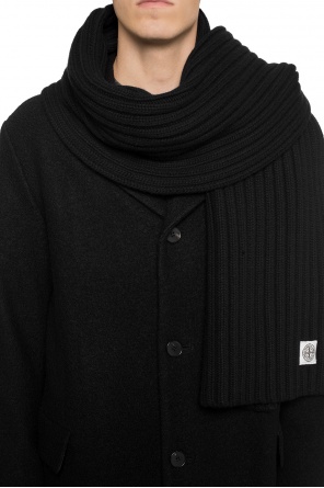 Scarf with logo, zdjęcie 2 Scarf with logo od Stone Island